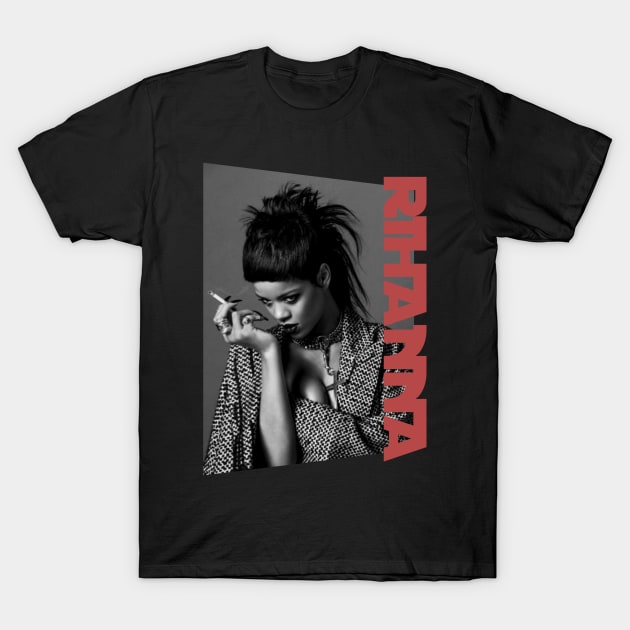 rihanna minx - monochrome style T-Shirt by BUBBLEMOON